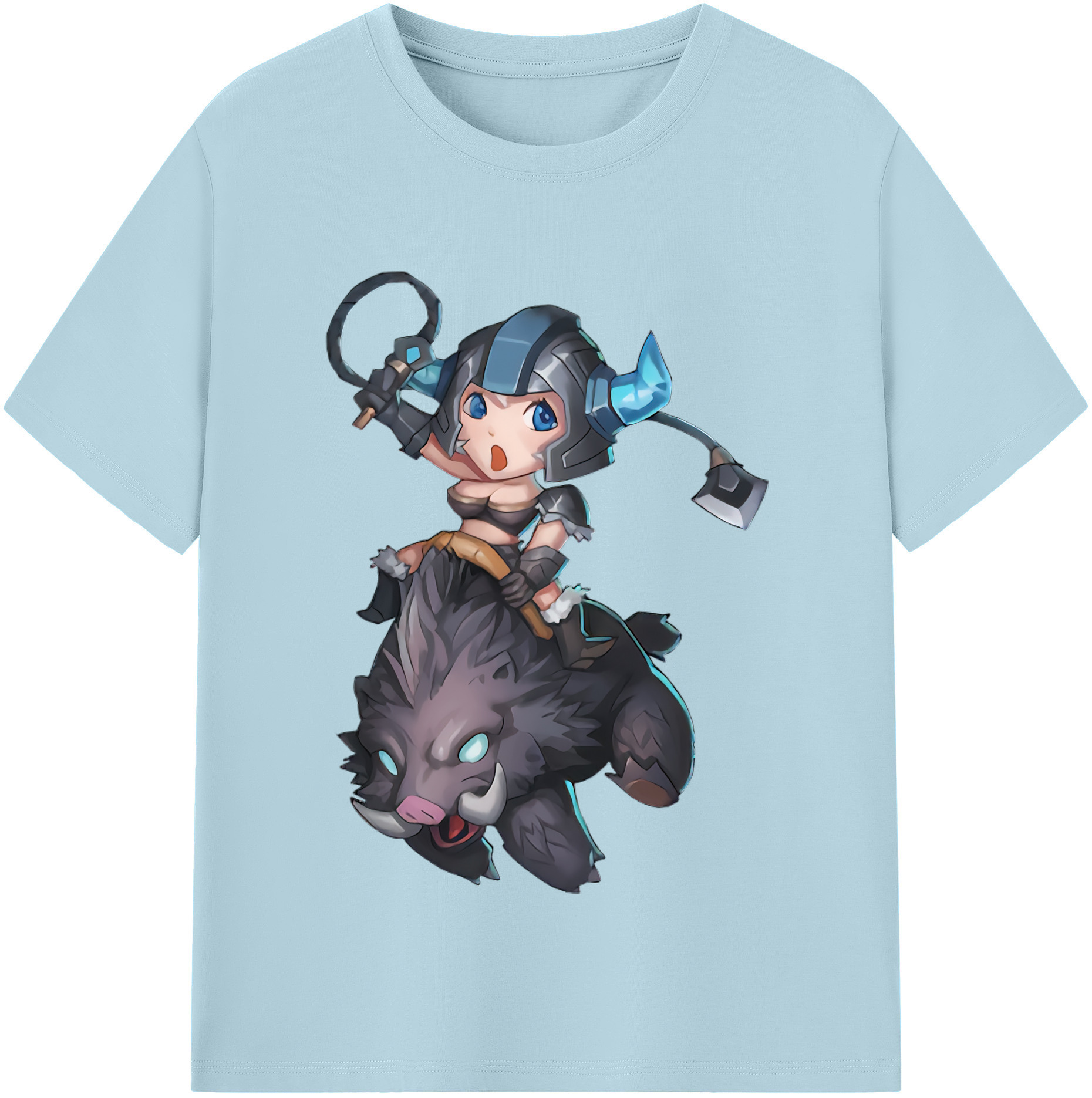 リーグ・オブ・レジェンド League of Legends LOL 綿100％半袖Tシャツ（フロントプリント）